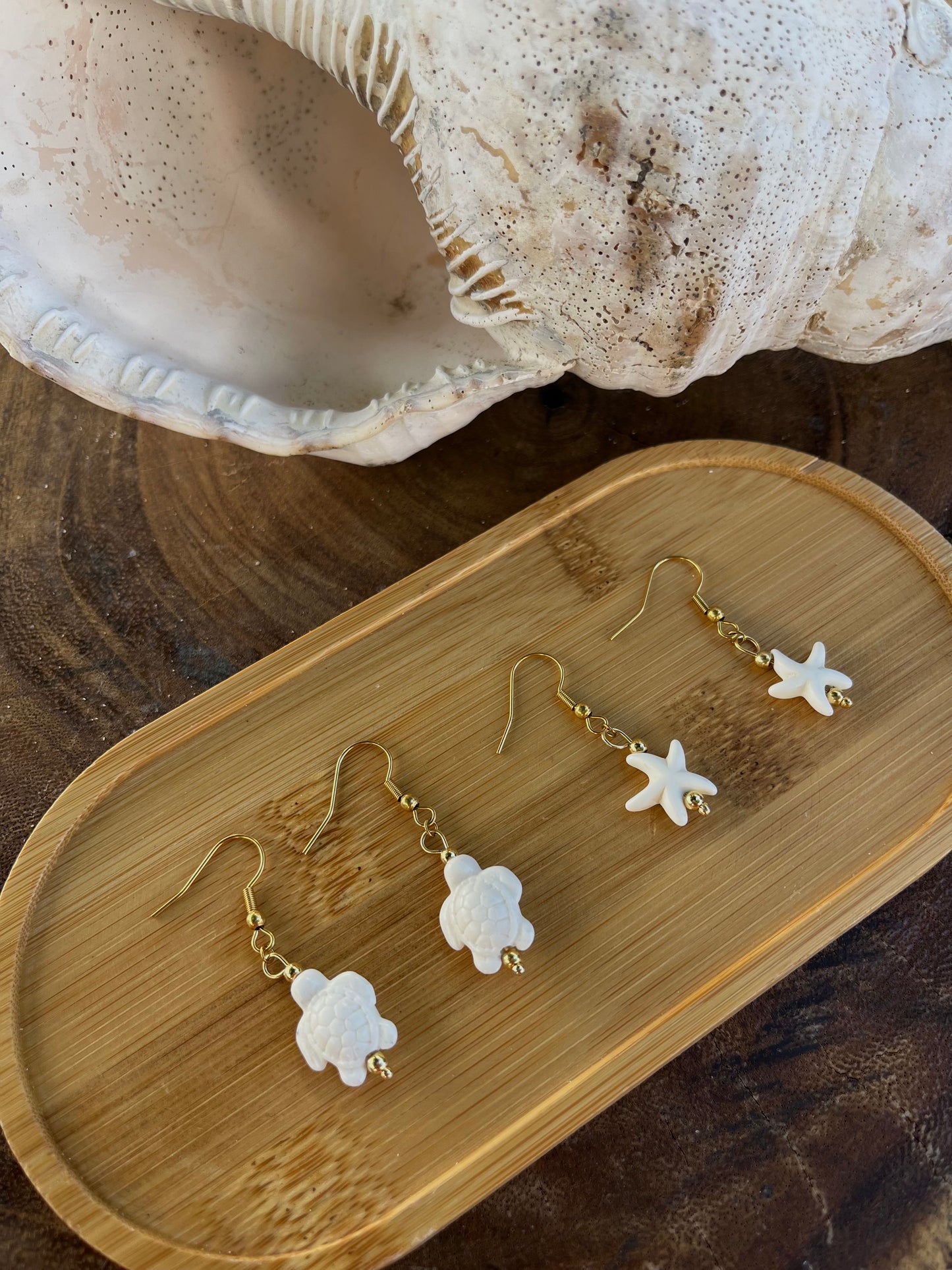 White Earrings